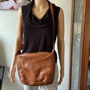 100% Leather Cross Body Bag